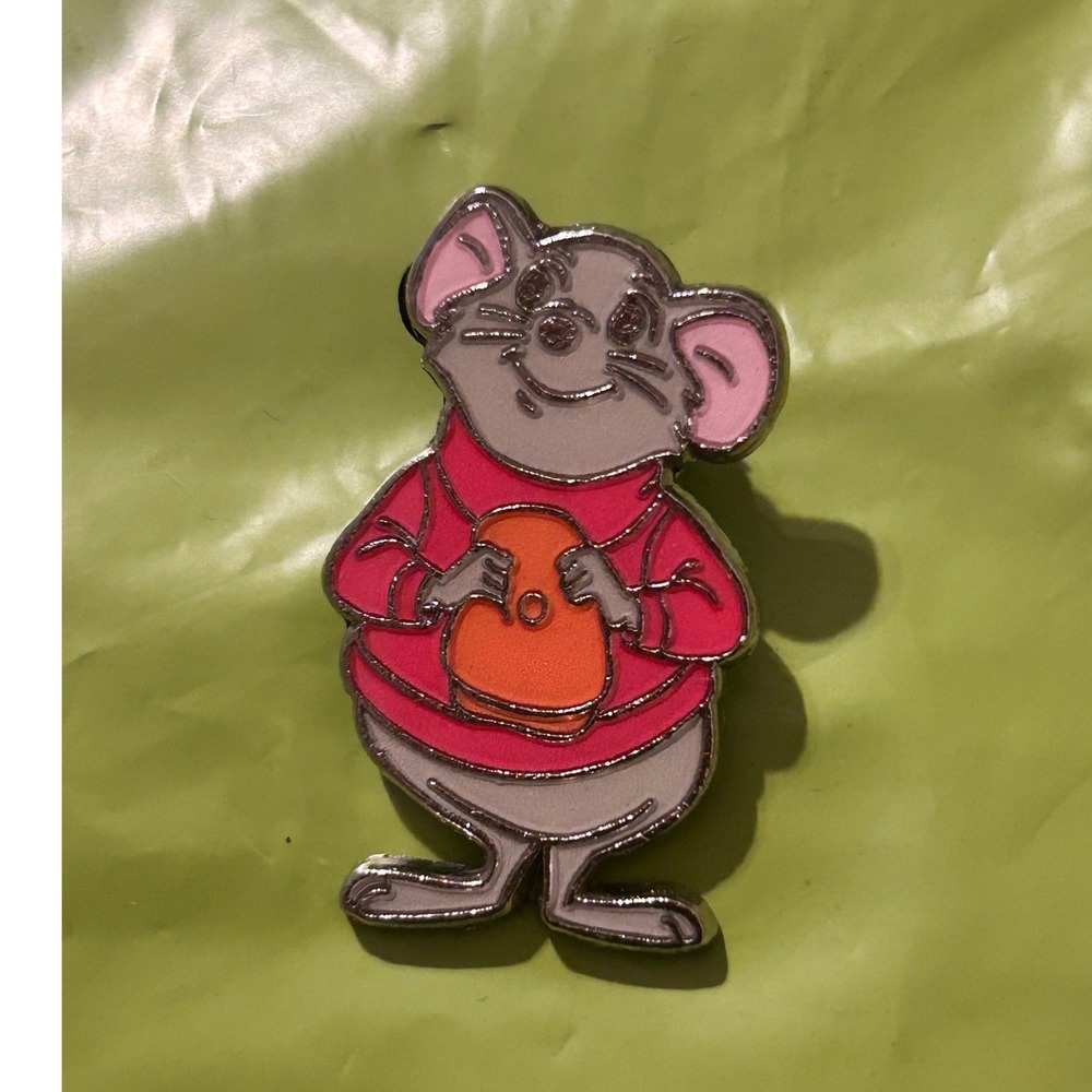 Disney Pin Trading The Aristocats Roquefort Mouse Enamel Pin Red Sweater